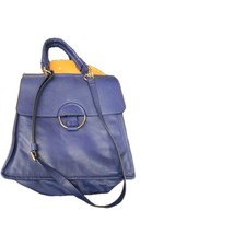 Plinio Visona Lamb Soft Blue ITALIAN Leather Purse Satchel Crossbody Handbag