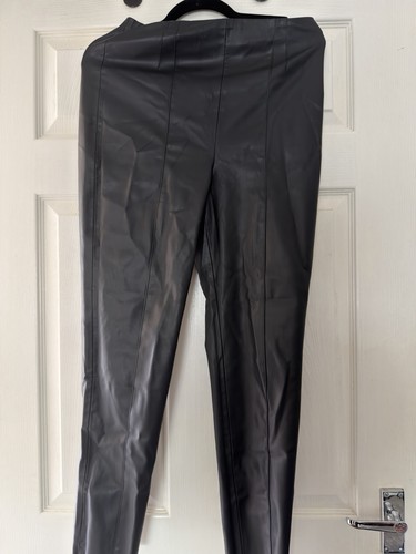 Zara black faux leather - black,