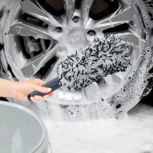 Car wheel cleaning brush - car,