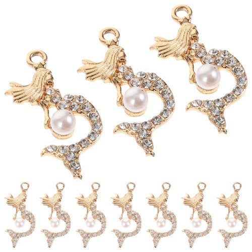 Alloy mermaid pendant charm - mermaid,