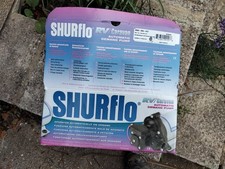Shurflo water pump  complete with built in pressure switch.