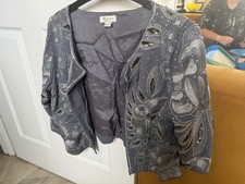 Monsoon Silver Beaded Bolero