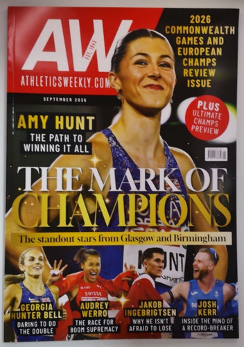 Athletics weekly magazine sep - weekly,