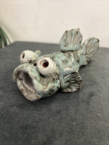 Handmade ceramic fish studio - ceramic,
