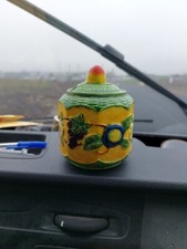 VINTAGE MARUHON WARE  K MADE IN JAPAN beehive PRESERVE honey condiment  POT hand