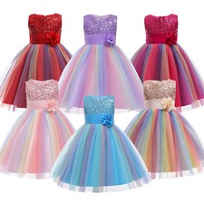 Flower Girls Bridesmaid Dress Flower Kids Party Wedding Dresses Princess Dress