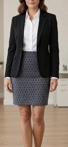 Women betty barclay skirt grey - barclay,