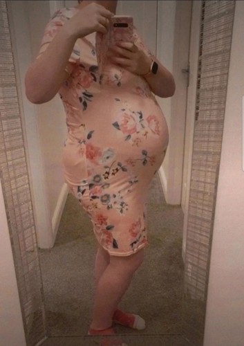 New pink floral - new, maternity