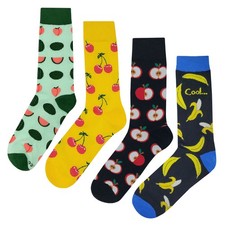 NWT Fruit Dress Socks 4 Pack
