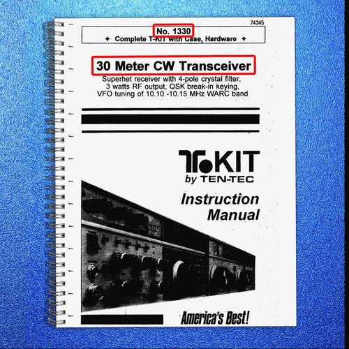Ten tec 1330 meter cw - 30,