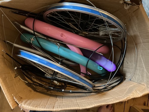 Job lot cycling bike parts - parts, no