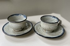 Pair Of Studio Pottery Cups