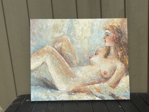 Original naked lady - original, oil