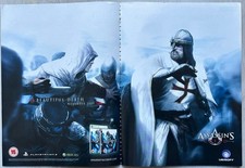 ASSASSIN'S CREED - 2007 2-page UK magazine ad PLAYSTATION 3 XBOX 360