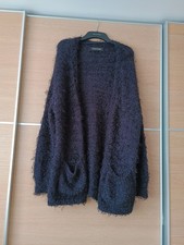 River Island Black Fluffy Cardigan