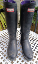 Hunter Womens Size 5 Black