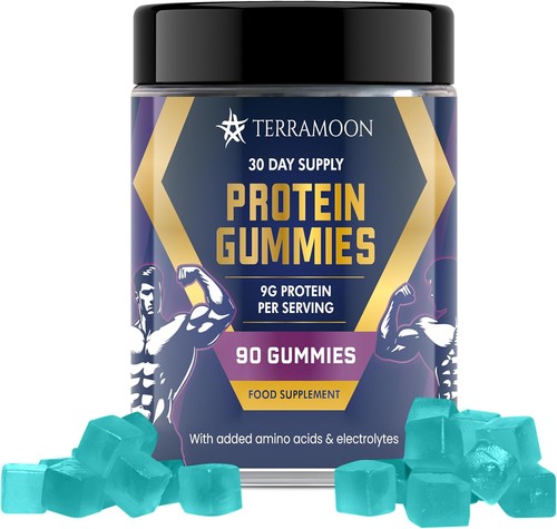Blueberry protein gummies with - protein,