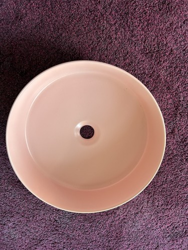 Round pink ceramic - round,
