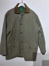 Beaver of Bolton men's green tweed field jacket, size UK M hunting, fishing