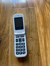 Doro PhoneEasy 409s Black Flip Fold Mobile Phone- Very Good Cond.