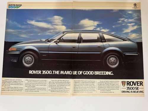 Original 1983 rover sd1 3500 - original,