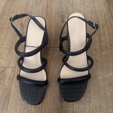 Matalan Strappy Black Sandals