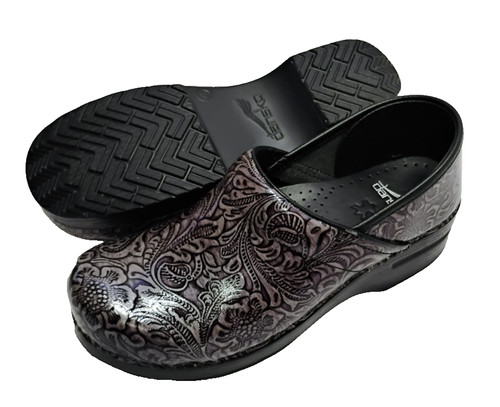 Dansko clogs black silver - clogs,