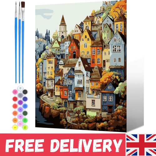 Painting numbers house - house, for