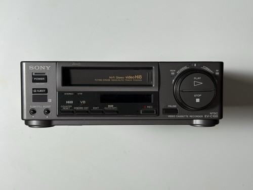 Sony c100 hi8 vcr ntsc - vcr,