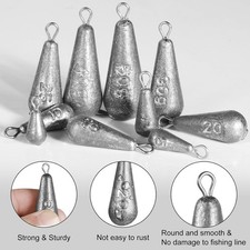 40 Pack Fishing Weights Drop