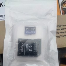 256GB Micro SD Card x2  + SD