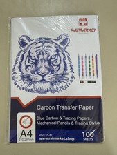 100 Sheets Blue Graphite