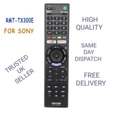 REMOTE CONTROL RMT-TX300E FOR SONY TV: KDL-32WE613. KDL-32WE615 . KDL 32WE610