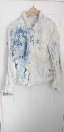 Levis denim jacket bleached - denim,