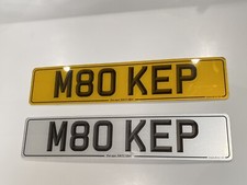 Private Number License Reg Plate for sale car *M80 KEP*