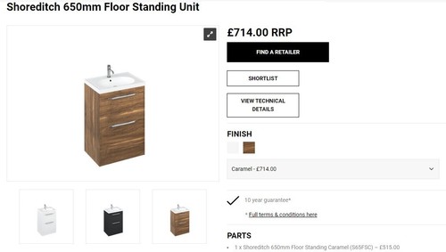 Britton shoreditch 65cm - britton, floor