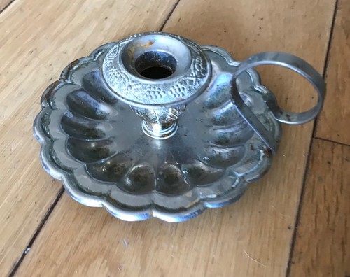 Vintage brass plated - plated, scalloped