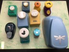 Job lot x 10 Animal Insect Card craft punches - duck dragon fly bee frog Cutters