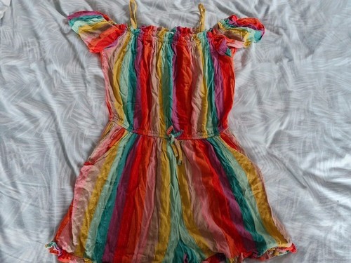 Girls rainbow jumpsuit - , age