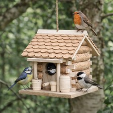 Garden Hanging Bird House Cork