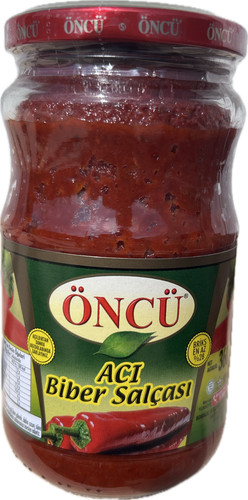 Oncu turkish hot pepper paste - hot,