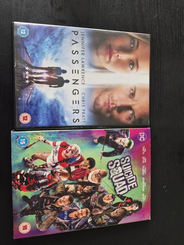 Suicide squad and passengers - and,
