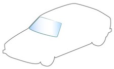 Windscreen, Clear VW Golf Cabriolet Caddy Mk1 Jetta 161845101 Reproduction