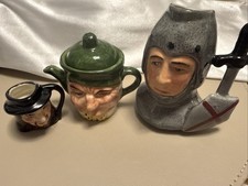 3 x Artone Toby Jugs/Teapot Vintage Collectable