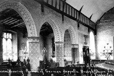 Yqq-22 The Interior Of The Church Showing Crashed Zeppelin, Theberton. Photo
