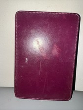 Official Amazon Burgundy Leather Case Cover for Kindle eReader