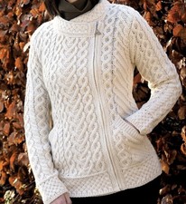 Women's SAOL Aran Full Zip