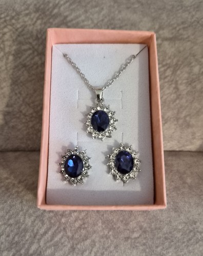 Necklace and earrings set - necklace,