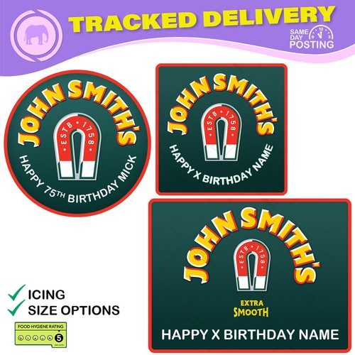 John smiths cake topper - cake,