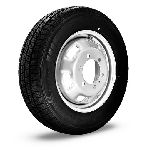 Twin wheel steel spare - wheel,